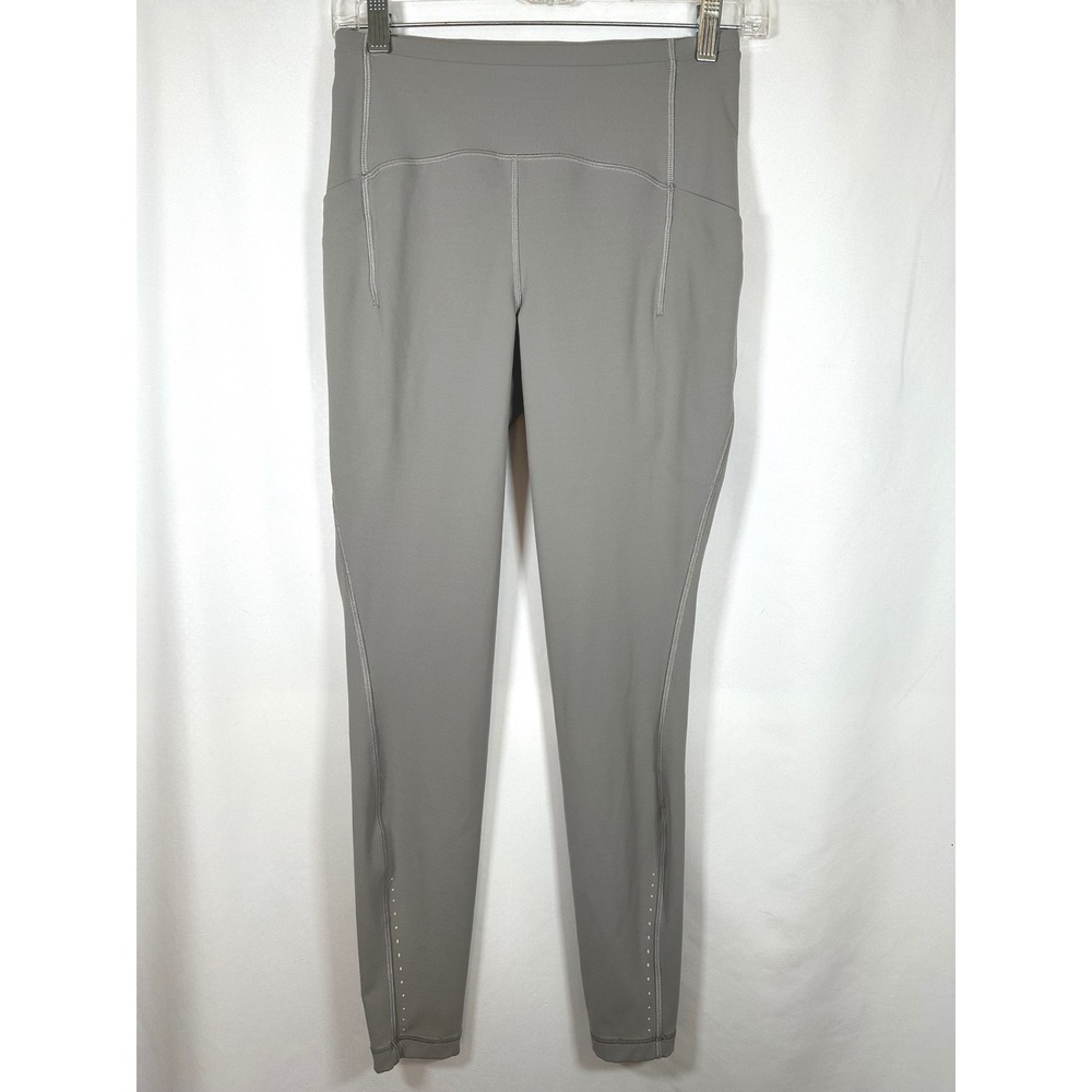 Lululemon Swift Speed High-Rise Tight 28" Brushed Grey Leggings Size 6 LW5CW4S